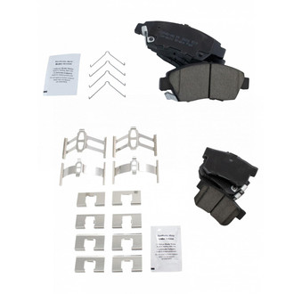 TRQ® - Ceramic Front and Rear Disc Brake Pads
