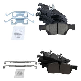 TRQ® - Ceramic Front and Rear Disc Brake Pads