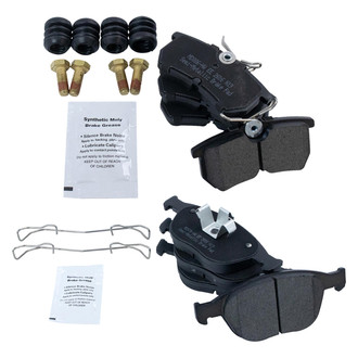 TRQ® - Ceramic Front and Rear Disc Brake Pads