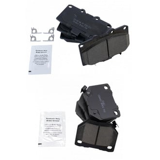 TRQ® - Ceramic Front and Rear Disc Brake Pads