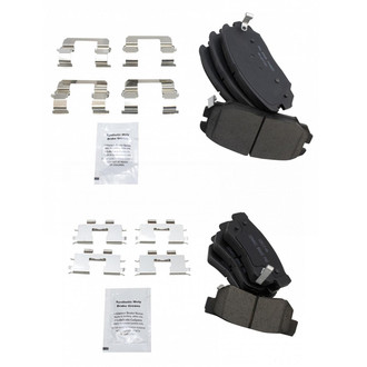TRQ® - Ceramic Front and Rear Disc Brake Pads