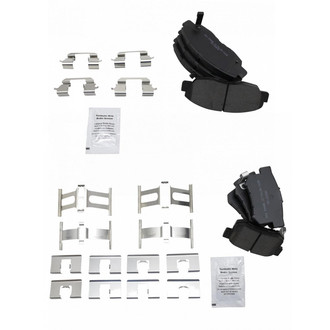 TRQ® - Semi-Metallic Front Disc Brake Pads