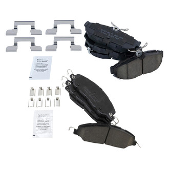 TRQ® - Ceramic Front and Rear Disc Brake Pads