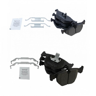 TRQ® - Ceramic Front and Rear Disc Brake Pads