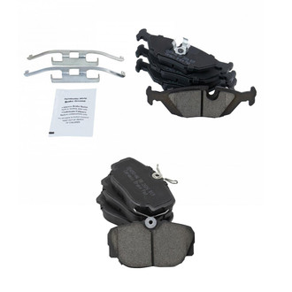 TRQ® - Ceramic Front and Rear Disc Brake Pads