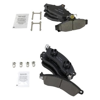 TRQ® - Ceramic Front and Rear Disc Brake Pads