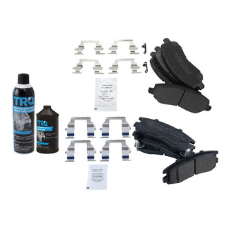TRQ® - Disc Brake Kit with Semi-Metallic Pads