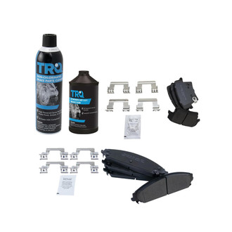 TRQ® - Semi-Metallic Front and Rear Disc Brake Pads