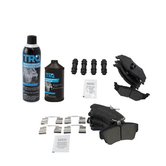 TRQ® - Disc Brake Kit with Semi-Metallic Pads