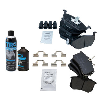 TRQ® - Semi-Metallic Front and Rear Disc Brake Pads