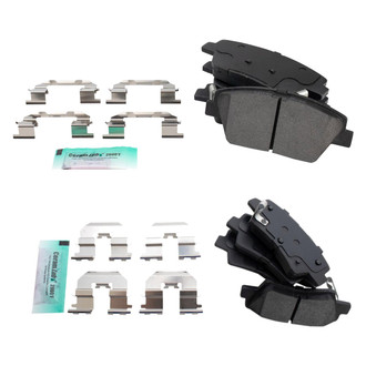 TRQ® - Semi-Metallic Disc Brake Pads