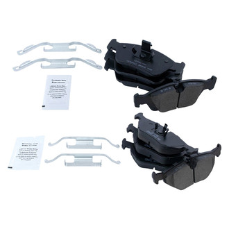 TRQ® - Ceramic Front and Rear Disc Brake Pads
