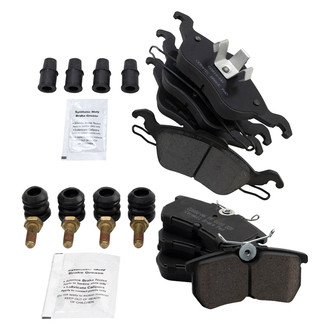 TRQ® - Ceramic Front and Rear Disc Brake Pads
