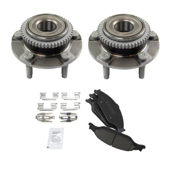 TRQ® - Ceramic Front Disc Brake Pads