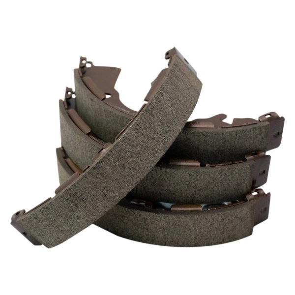 TRQ® - Rear Drum Brake Shoes