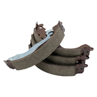 TRQ® - Rear Drum Brake Shoes