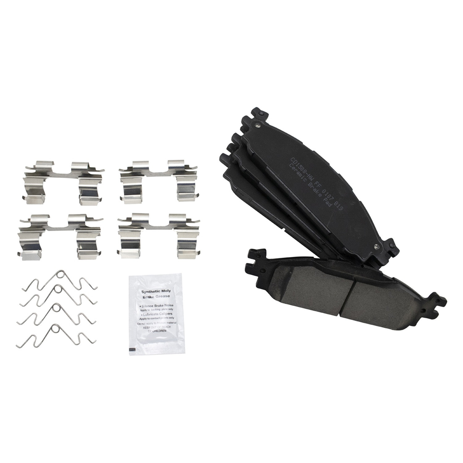 TRQ® BFA73206 - Ceramic Front Disc Brake Pads