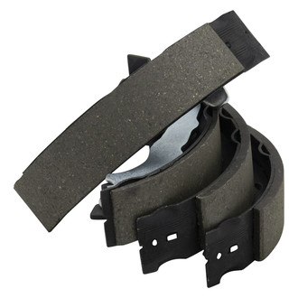 TRQ® - Rear Drum Brake Shoes