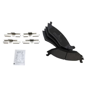 TRQ® BFA73686 - Semi-Metallic Rear Disc Brake Pads