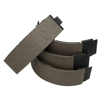 TRQ® - Rear Drum Brake Shoes