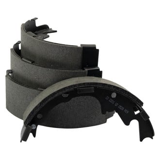 TRQ® - Rear Drum Brake Shoes