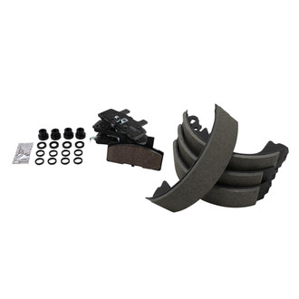 TRQ® - Ceramic Front and Rear Disc Brake Pads