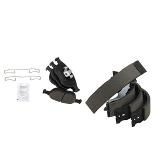 TRQ® - Ceramic Front and Rear Disc Brake Pads