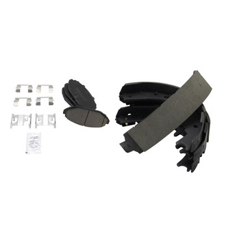 TRQ® - Ceramic Front and Rear Disc Brake Pads