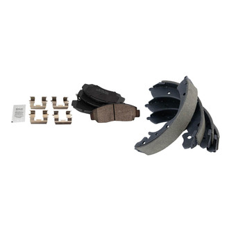 TRQ® - Ceramic Front and Rear Disc Brake Pads