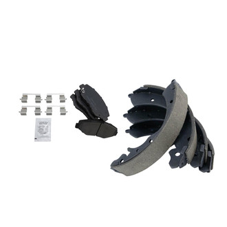 TRQ® - Ceramic Front and Rear Disc Brake Pads
