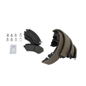 TRQ® - Ceramic Front and Rear Disc Brake Pads