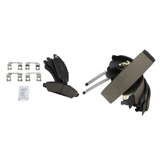 TRQ® - Ceramic Front and Rear Disc Brake Pads