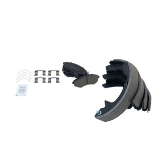 TRQ® - Ceramic Front and Rear Disc Brake Pads