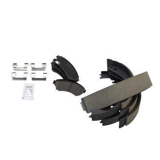 TRQ® - Ceramic Front and Rear Disc Brake Pads