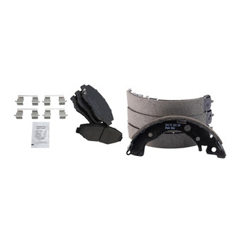 TRQ® - Ceramic Front and Rear Disc Brake Pads
