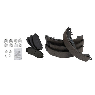 TRQ® - Ceramic Front and Rear Disc Brake Pads