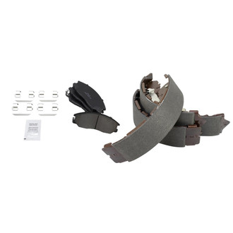 TRQ® - Ceramic Front and Rear Disc Brake Pads
