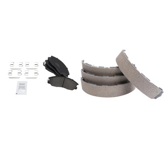 TRQ® - Ceramic Front and Rear Disc Brake Pads