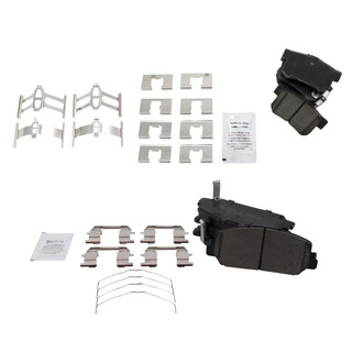 TRQ® - Ceramic Front and Rear Disc Brake Pads