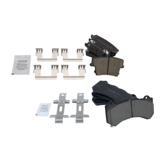 TRQ® - Ceramic Front and Rear Disc Brake Pads