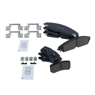 TRQ® - Ceramic Front and Rear Disc Brake Pads