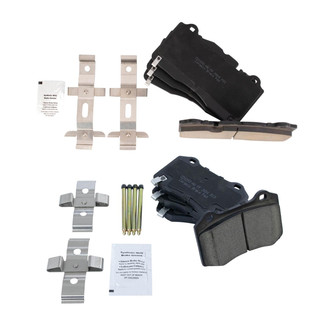 TRQ® - Ceramic Front and Rear Disc Brake Pads