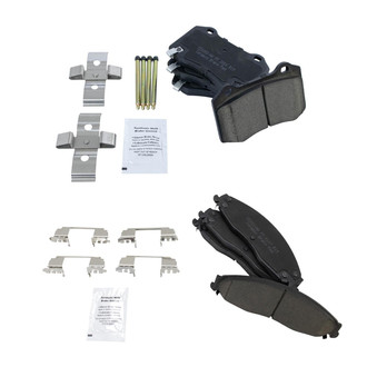TRQ® - Ceramic Front and Rear Disc Brake Pads