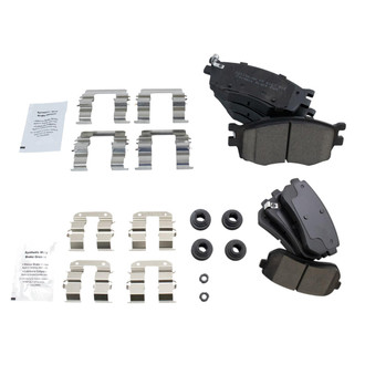 TRQ® - Ceramic Front and Rear Disc Brake Pads