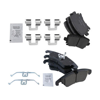 TRQ® - Ceramic Front and Rear Disc Brake Pads