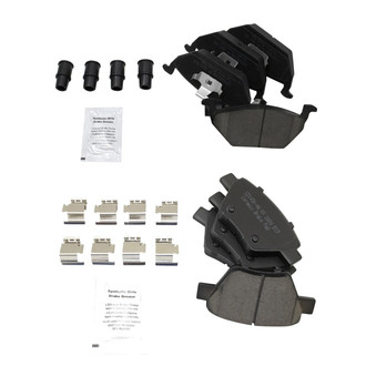 TRQ® - Ceramic Front and Rear Disc Brake Pads