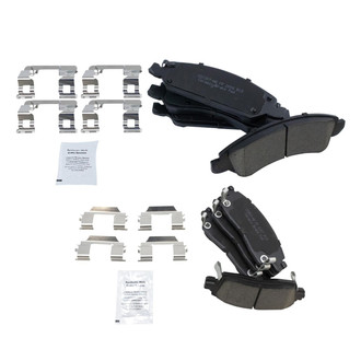 TRQ® - Ceramic Front and Rear Disc Brake Pads