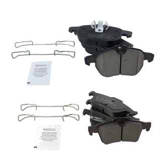 TRQ® - Ceramic Front and Rear Disc Brake Pads