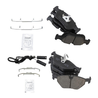 TRQ® - Ceramic Front and Rear Disc Brake Pads