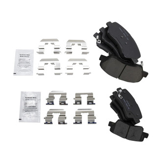 TRQ® - Ceramic Front and Rear Disc Brake Pads